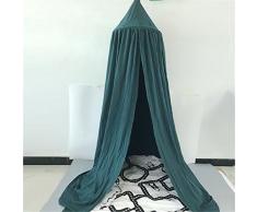YUE-Baldaquin Ciels De Lit Moustiquaire bébé Jeux Tente Rideaux suspendue Décoratin Chambre (vert)