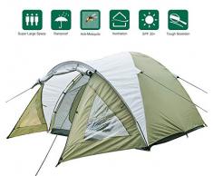 Climecare Tente dôme 2-3-4 Personnes Tente dôme 3 Saisons Tente dôme dextérieur Tente Iglu Double Couche imperméable 210 x 210 x 140 cm