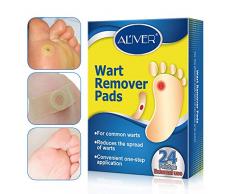 Anti-verrues, Tampons anti-maïs, Plâtre pour enlever les pieds de maïs avec trou, Élimine les verrues communes et plantaires, Cal, Adoucit la peau Cutin Sticker Cure Toe Protector 24 Pcs/Boîte