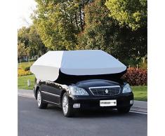 Yhongyang Tente de Voiture Voiture carport Mobile Pliable Protection de Voiture Voiture Parapluie auvent Double Usage,SilverQueen