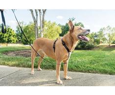 PetSafe - Harnais 3-en-1 pour Chien Rembourré Noir (M) - Ceinture de Sécurité pour Utilisation en Voiture / Harnais Anti-Traction