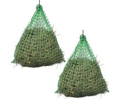 vidaXL 2X Filet à Foin Rond 1x0,75 m PP Filet de Protection Arrimage Camion