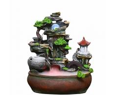 GYBJ Rockery fontaine Feng Shui boule chanceux réservoir de poissons accueil intérieur bonsaï créatif ornements,B,Taille unique