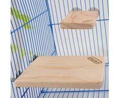 SunLSunLiHao Rectangulaire en Bois Tremplin for Animaux Hamster Rongeur Jouets À Pédales