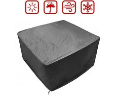 TEPSMIGO Bache de Protection, Bache Salon de Jardin, Housse Table de jardim, Protection extérieure résistante imperméable de Meubles de Luxe 125 x 125 x 75cm