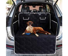 Toozey Protection Coffre Voiture pour Chien avec Protection latérale Universelle – Tapis de Protection Robuste pour Chien, 185 x 103 cm Couverture de Coffre pour Toutes Les Voitures