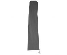 Mendler Housse de Protection HWC pour Parasol déporté 4,3m/3x3m, Fermeture éclair ~ Anthracite