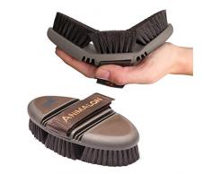 Animalon Brosse Cheval Et Poney – Complétez Votre Équipement D’Equitation avec Un Accessoire pour Le Pansage des Chevaux/Idéale comme Brosse Chien Poil Court Et Brosse Poils Animaux/Idee Cadeau