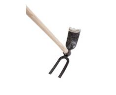 FALCI Petite houe Classique avec Dents Plates, Gris, 32x8x2 cm