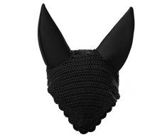 Bonnet Chasse Mouches Néoprene - Couleurs - Noir, Taille Equipement Cheval - Cheval