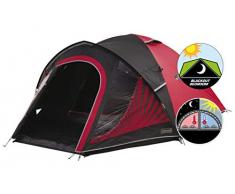 Coleman Tente BlackOut 3, à cabine de couchage sombre, tente 3 personnes, tente igloo pour 3, tente dôme légère à auvent, technologie Blackout brevetée, imperméable à colonne d’eau 4 500 mm