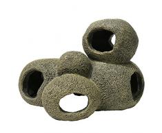 Rosewood Ensemble de Grottes Décorations Blue Ribbon pour Aquarium Petit