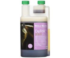 Hilton Herbs De-Tox Gold 1 L Complément Alimentaire Cheval Cure pour Foie et Reins