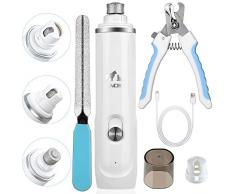 Zacro Lime à Ongle pour Chien Chat, Coupe Ongle Chien Electrique 2 Vitesses USB Chargeur Coupe Griffes Chat Broyeur à Ongle Electrique Lime Griffes Chien Broyeur Griffe Professionnel