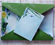 Papier à lettres Etang avec enveloppes en papier recyclé