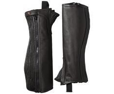 Riders Trend 10025195-BLK-S Mini Chaps S/Mollet 31-36 cm/Hauteur 38 cm
