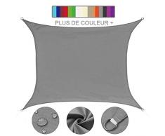 Lanbent Voile dombrage Impermeable Rectangulaire, 95% Anti UV Abri Voiture de Pergola pour Patio Extérieur, Jardin, Serre, Terrasse et Camping Toile dombrage