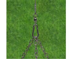 Huber Grillgeräte Barbecue suspendu sur trépied avec grille 70 cm en acier inoxydable, production allemande