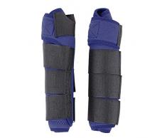 Alomejor 1 Paire de Guêtres et Protège-boulets pour Cheval (Bleu foncé)