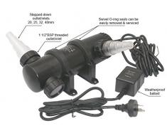 Clarificateur d'eau UVC 11 W – AQUANOVA, 7000 l/h pour aquarium et bassin de jardin contre les algues et pathogènes