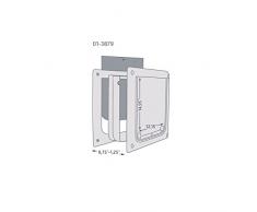 Chatière pour chiens, 2 positions, M–XL, blanc,