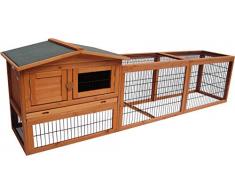 FLAMINGO Clapier Enclos Jumbo pour Lapin 230 x 53 x 70 cm