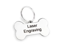 Bangoo Medaille Chien avec Gravure personnalisés Pendentifs pour Colliers pour Animaux de Compagnie