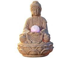 Pajoma - 53899 Fontaine Bouddha avec LED en polyrésine - 30 cm