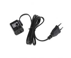 UEETEK AC 220V-240V 220L / H 4W Aquarium Fish Tank Pond Pompe à eau submersible avec fiche UE (Noir)