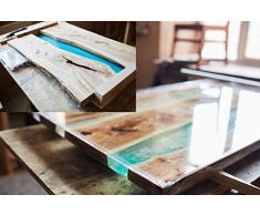 4,5Kg 2K Résine époxy transparente Glaçage Epoxyde bi composant Epoxy Resine Coulée Cristalline PRV table sol bois fibre carrelage colle DIPOXY-2K-700