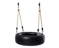 ADM6 Swing Tire, PE Matériau Hanging Mère connecté avec des pneus Ronde Balancelle, intérieur et extérieur Enfants 2-3 Personnes Super Portance