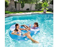 Bestway Fauteuil piscine double face à face