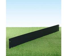 GartenAZ Bordure de Gazon en métal galvanisé à Chaud et revêtu par pulvérisation Anthracite 103 x 13 cm Longueur 1 m à 50 m Länge 10 m Anthracite