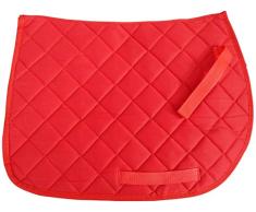 German Riding shetty vS Tapis de Selle Rouge Rouge Shetty