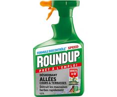 Roundup Désherbant Allées Cours et Terrasses Prêt à lemploi, 1,2L
