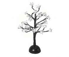The Benross Christmas Workshop Arbuste à lampes Fonctionne à piles Blanc 40 cm