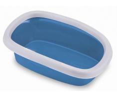 Kerbl Bac à Litière pour Chat Sprint Bleu 58 x 39 x 17 cm