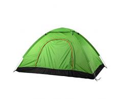 Vagasi Tente Dôme 2 Personnes Pliante Portable Automatique Revêtement Etanche Durable Contre UV Toutes Saisons Très Légère Isolation Jardin Randonnée Camping,Vert