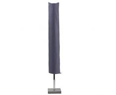 SONGMICS Housse pour Parasol jusquà 2 m, Bâche de Protection, avec Tige, en Tissu Oxford 600D imperméable Anti-décoloration, 25 x 136cm (Dia. x H), Gris foncé GFC134GY