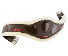 Zandonà Carbon Air Sensitive+ Candy Girth Sangle bavette pour Le Cheval Mixte Adulte, Brun, 115 cm