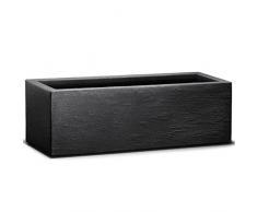 Pot de Fleurs Anthracite Gris 80x30x27cm Bac à Fleurs Jardinière Balcon Jardin