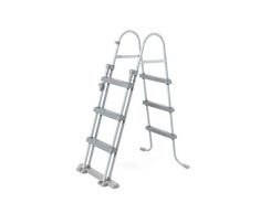 Bestway 58330 Echelle de sécurité 2 x 3 marches pour piscine hauteur 107 cm