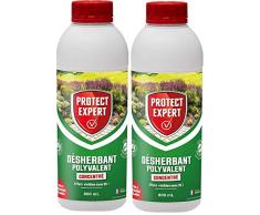PROTECT EXPERT PROHERBIO800X2 Désherbant Polyvalent Concentré Lot de 2 X 800ml | Longue durée: Jusqu’à 4 semaines, Efficient