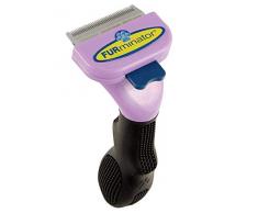 FURMINATOR Outil de Toilettage Pour Chat de Petite Taille à Poils Courts - Elimine 90% des Poils – Nettoyage en 1 clic - Conçu et Recommandé par des Professionnels - Sans Bisphénol A