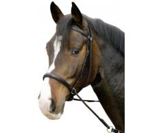 United Sportproducts - 2662 - Mors Connection avec muserolle - Cuir noir