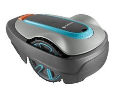 Gardena 15300-47 SILENO City 300 Robot Tondeuse Set, Gris foncé/Gris Clair/Turquoise/Orange