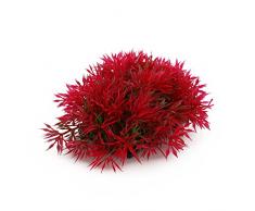 Herbe Deau Plastique Artificiel Pour Aquarium Plantes Daquarium Pour Ornement De Bocal À Poissions ( Couleur : Maple Red )