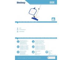 Bestway - Kit de nettoyage pour piscine avec aspirateur venturi et épuisette