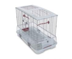 Vision Modèle L01 Cage pour Oiseaux de Grande Taille Standard Grillage Étroit 78 x 42 x 56 cm