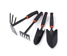 ROIY Jardinage Tool Set Fleurs Plantation en Pot Labourage Jardin Râteau Pelle Hoe Fournitures Jardinage Accueil Tool Kit for Le Pot De Plantation Transplantation Et Creuser Outils De Jardin